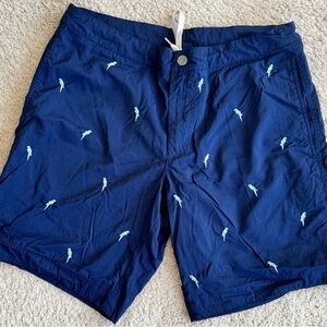 Men's Boto Blue Swim Shorts/Trunks, Size 32